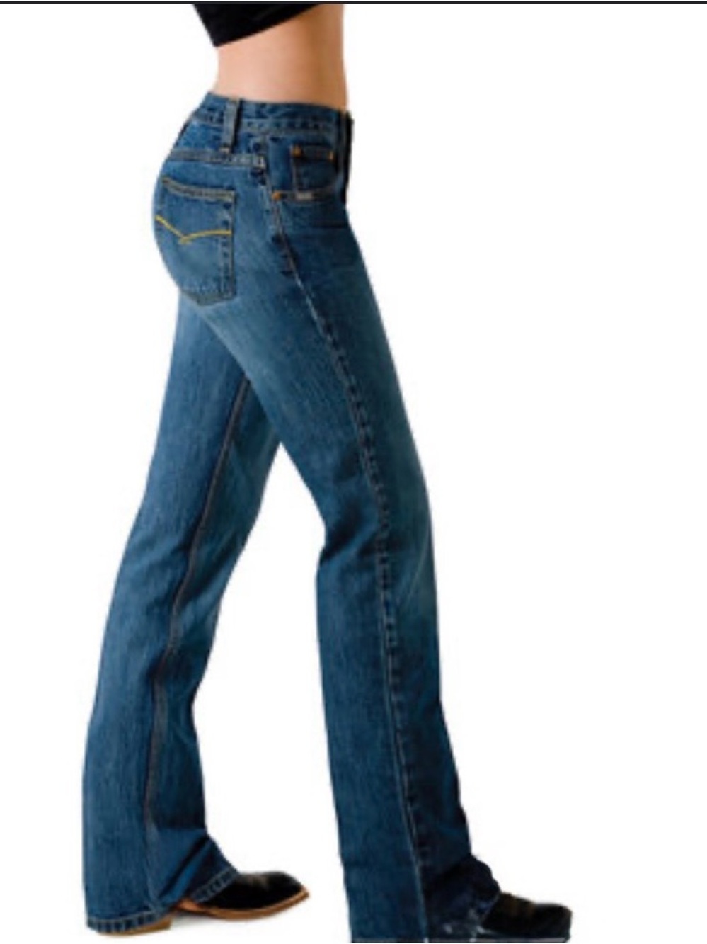 Cruel Girl Slim Fit Low/Mid Rise Durable Boot Cut Jeans With Sandblasting Size 5